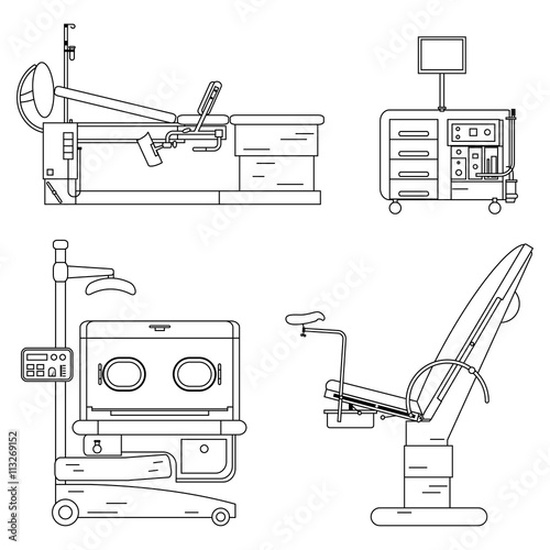 medical equipment set Obstetrics And Gynecology photo