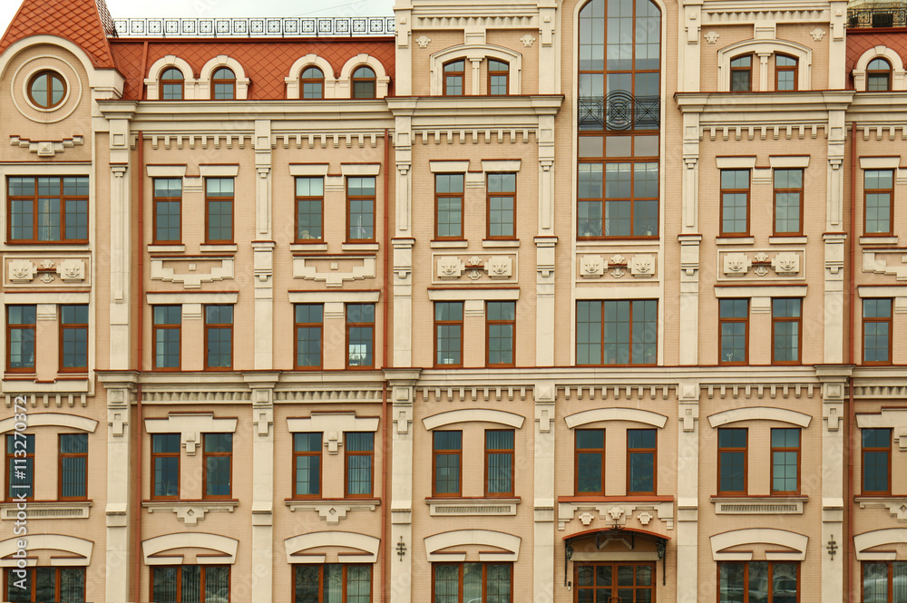 Facade of old building