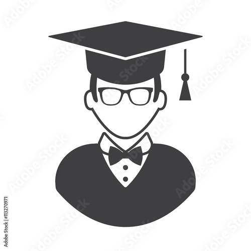 Avatar with Graduation Cap icon