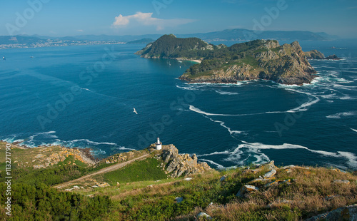 Cies islands natural park in Spain