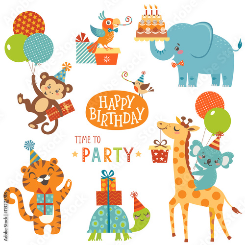 Happy birthday animals
