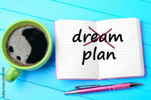 Dream Plan words photo