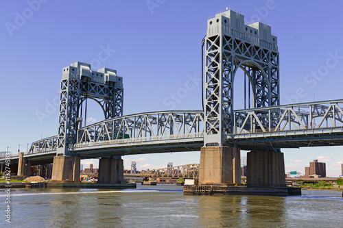 Harlem River Lift Span section of the Triborough Bridge, New York City, USA photo