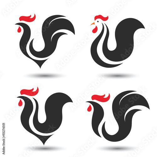 Chicken symbol vector