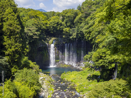 The beautiful Shiraito Falls