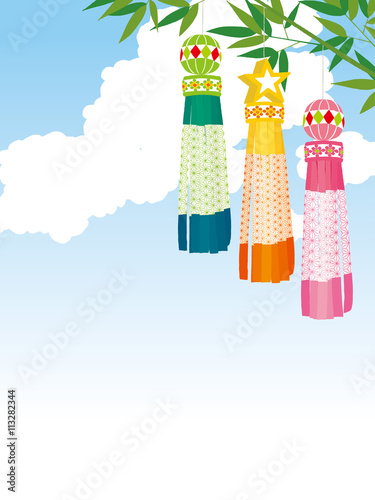 Japanese Sendai Tanabata Festival