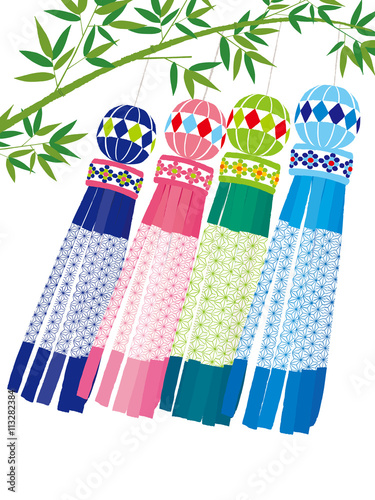 Japanese Sendai Tanabata Festival