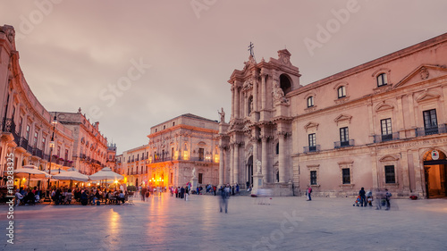 Syracuse, Sicily, Italy: the cathedral square photo