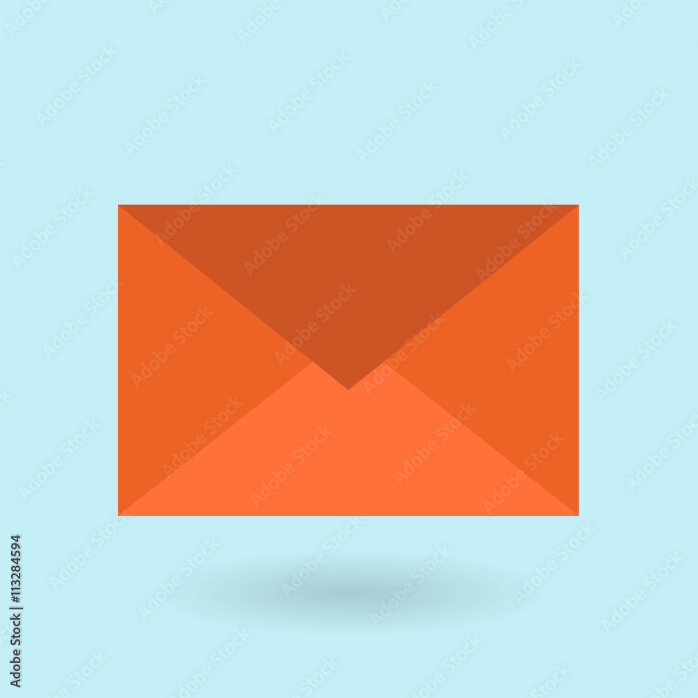 Email message concept. New, incoming message Email message concept. New, incoming message