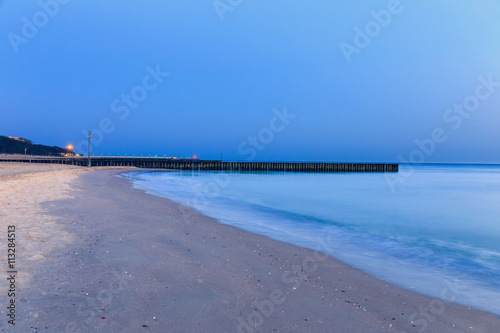 Beautiful long exposure sunset shot