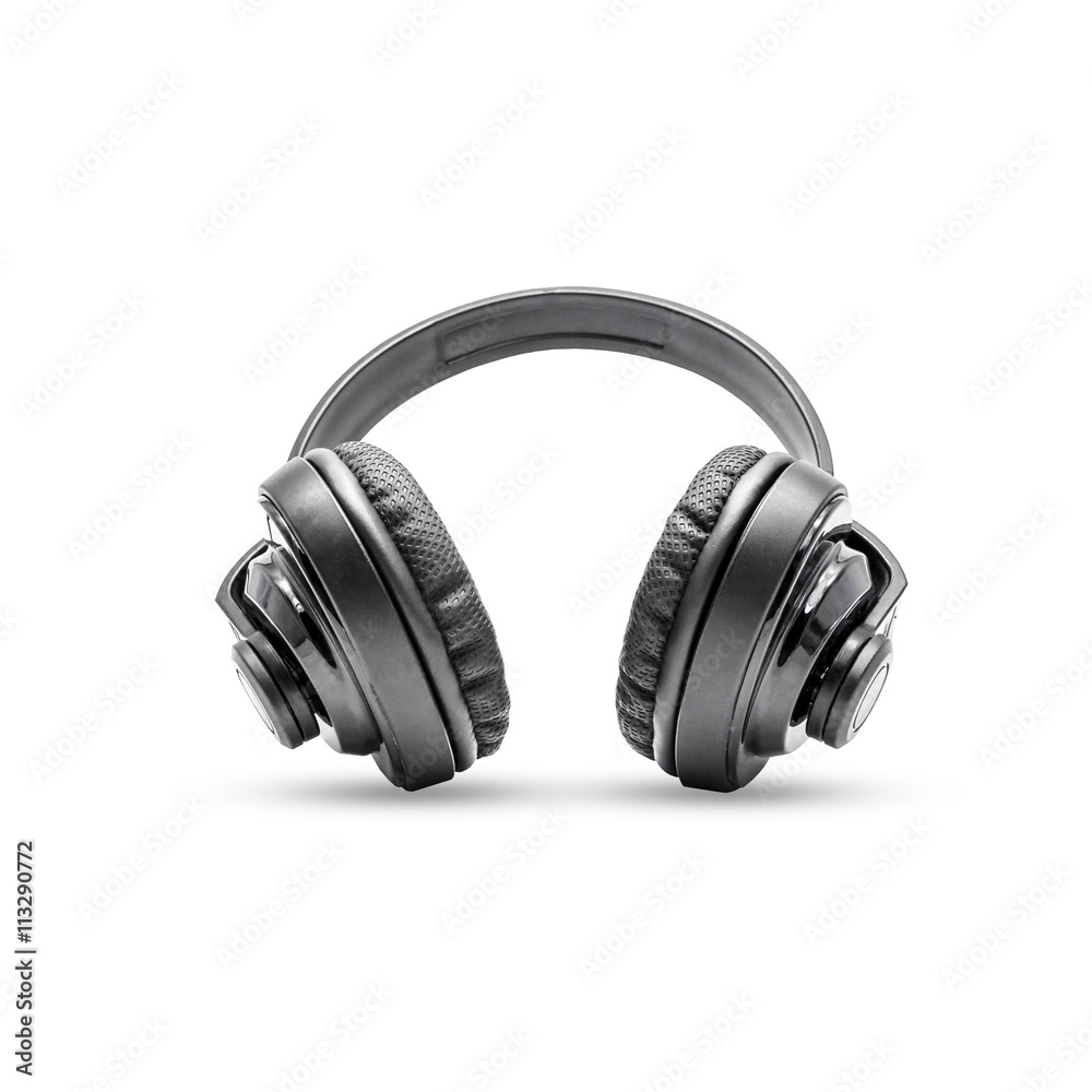 Headphones on white background Headphones on white background