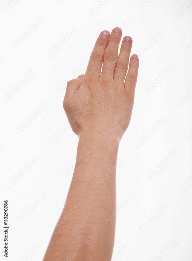 Male hand Male hand