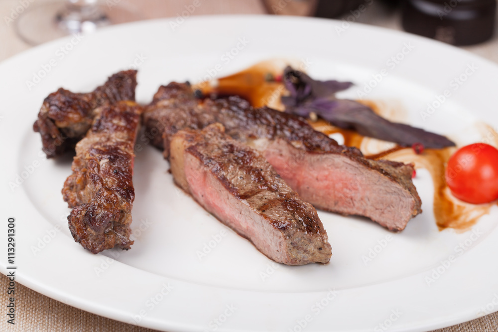 Grilled beef steak Grilled beef steak