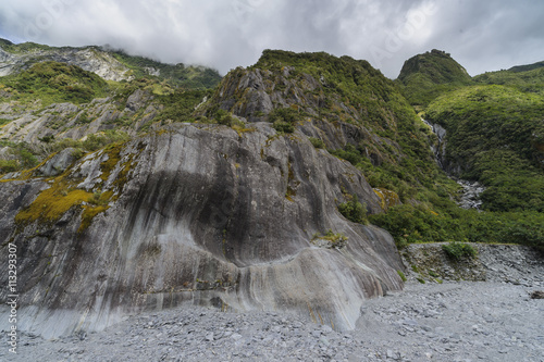 Franz-Josef Gletscher Neuseeland Südinsel - glacier New-Zealand south island  photo