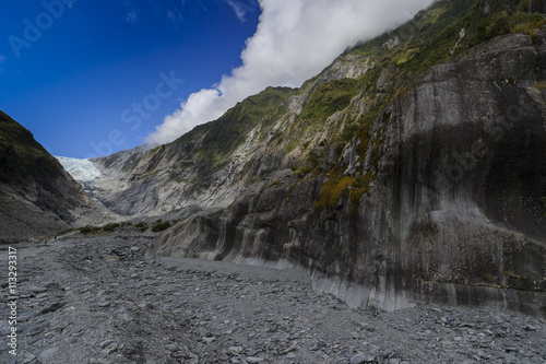 Franz-Josef Gletscher Neuseeland Südinsel - glacier New-Zealand south island  photo