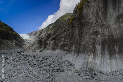 Franz-Josef Gletscher Neuseeland Südinsel - glacier New-Zealand south island  photo