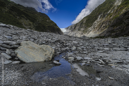 Gletscher Franz Josef Neuseeland - Franz-Josef glacier New Zealand  photo