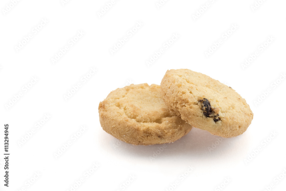 Cookie on white background Cookie on white background
