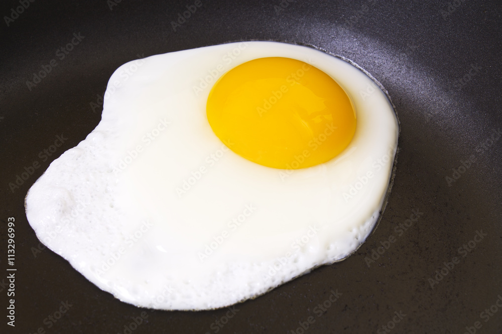 Fried egg in the pan Fried egg in the pan