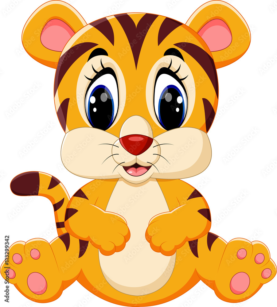 Cute tiger cartoon Cute tiger cartoon