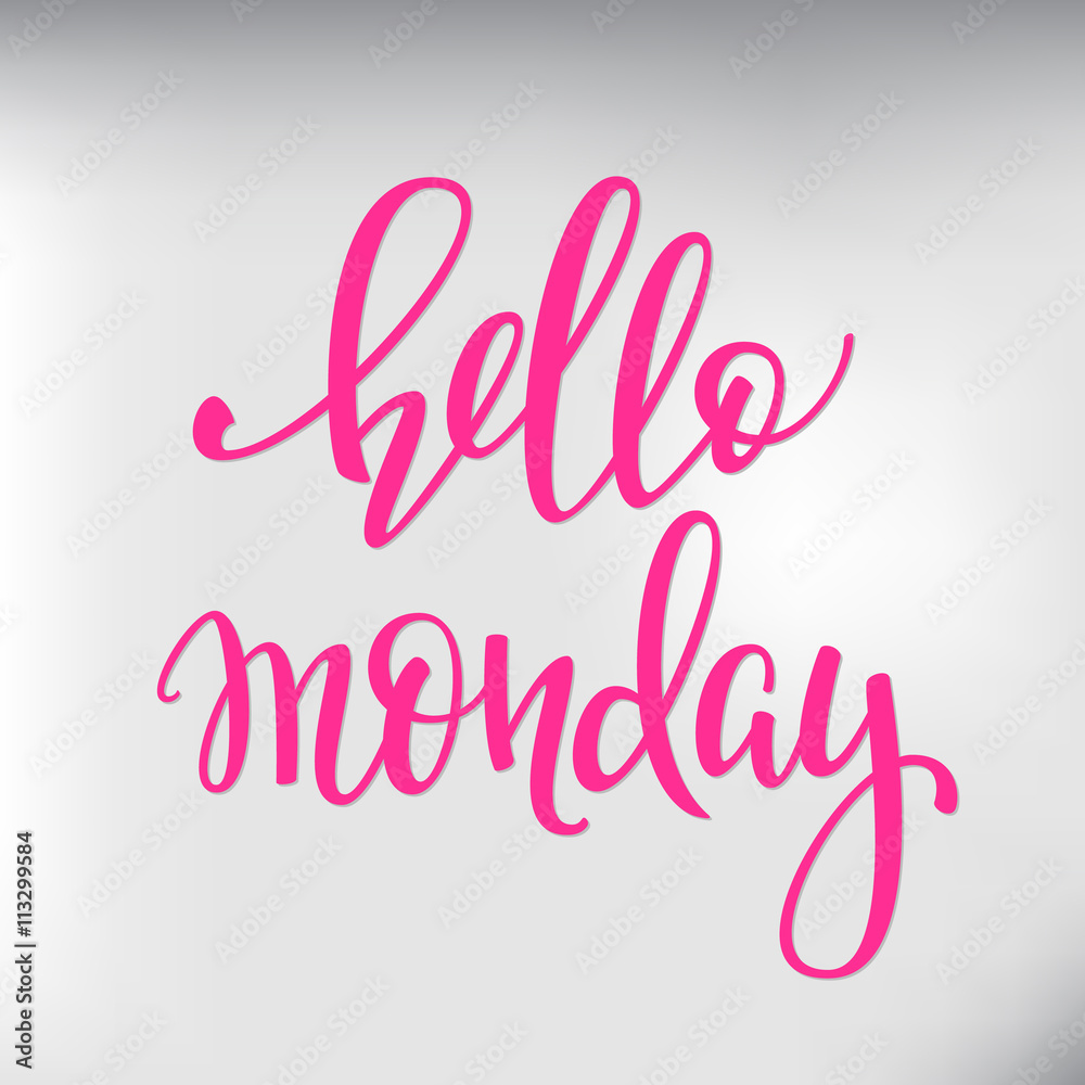 Hello Monday lettering Hello Monday lettering