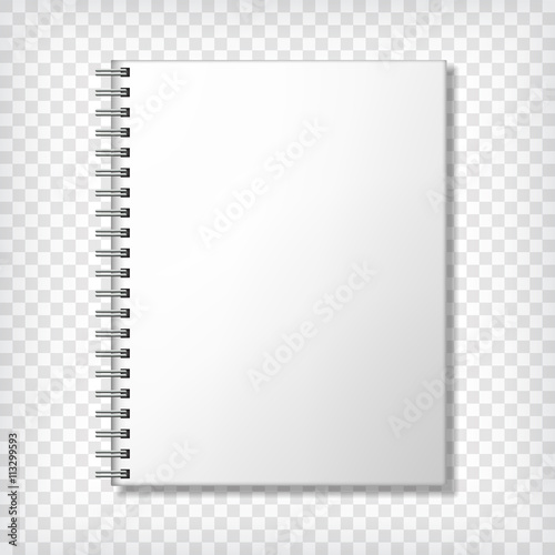 Notebook blank mockup