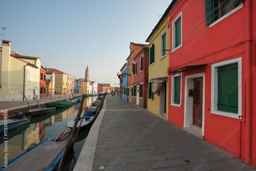 view from the Burano island, Venice