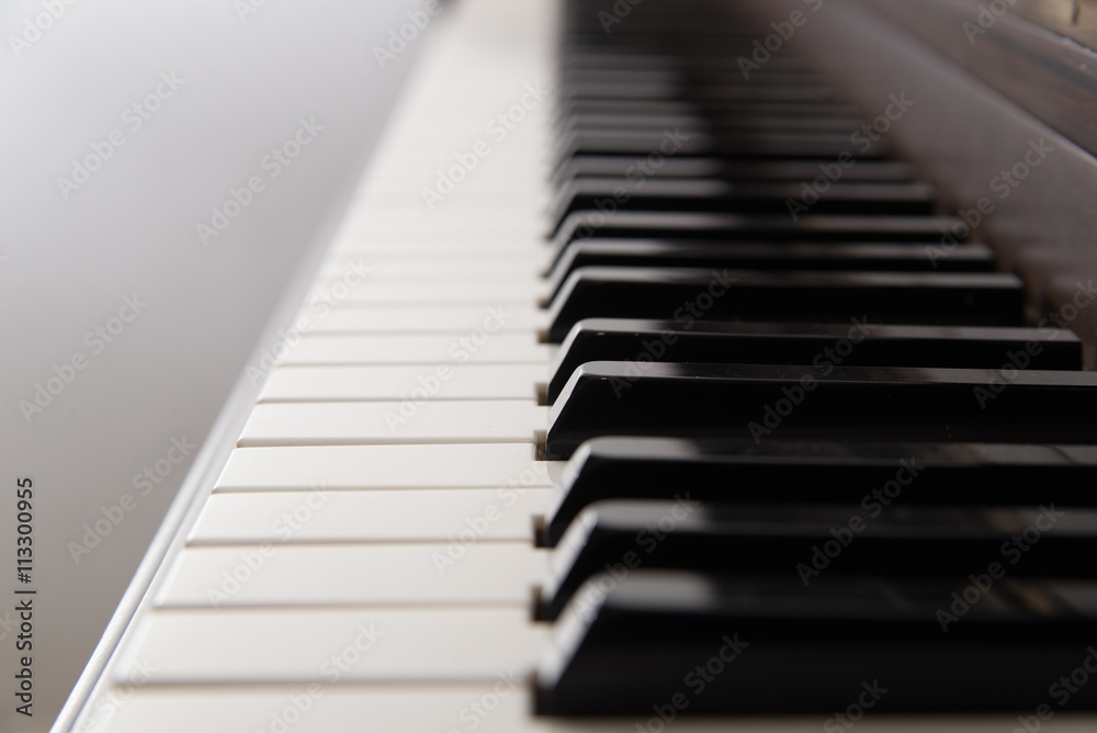 Closeup of the keys of a grand piano Closeup of the keys of a grand piano