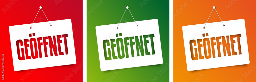 Geöffnet Geöffnet
