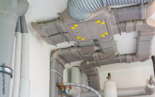 Kontrollierte Wohnraumlüftung, Haustechnikraum