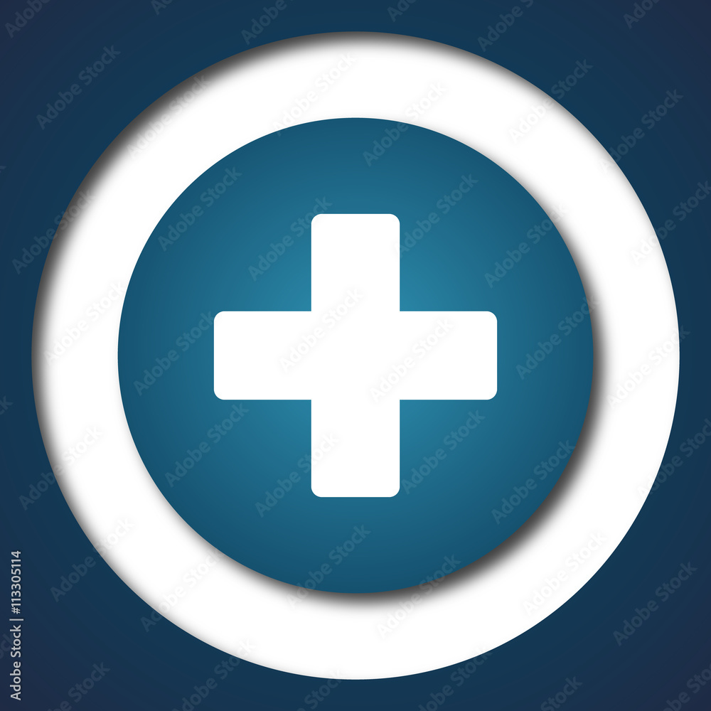 Obraz premium Medical cross icon