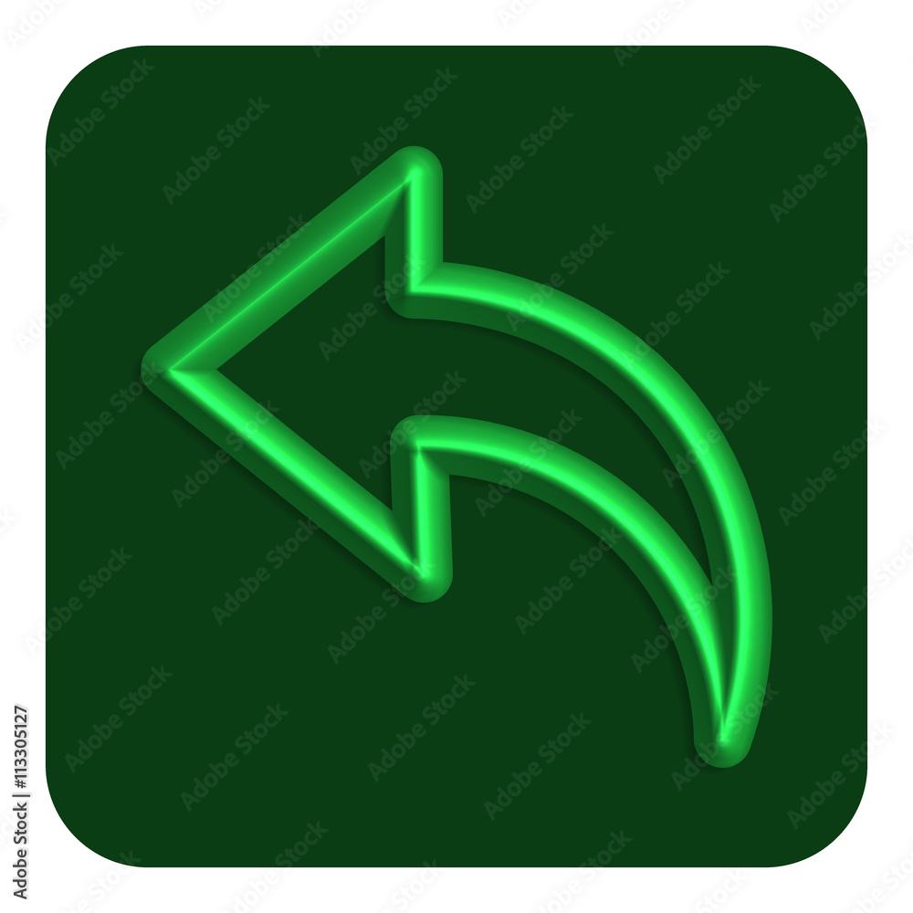 3d Line Neon Web Icon