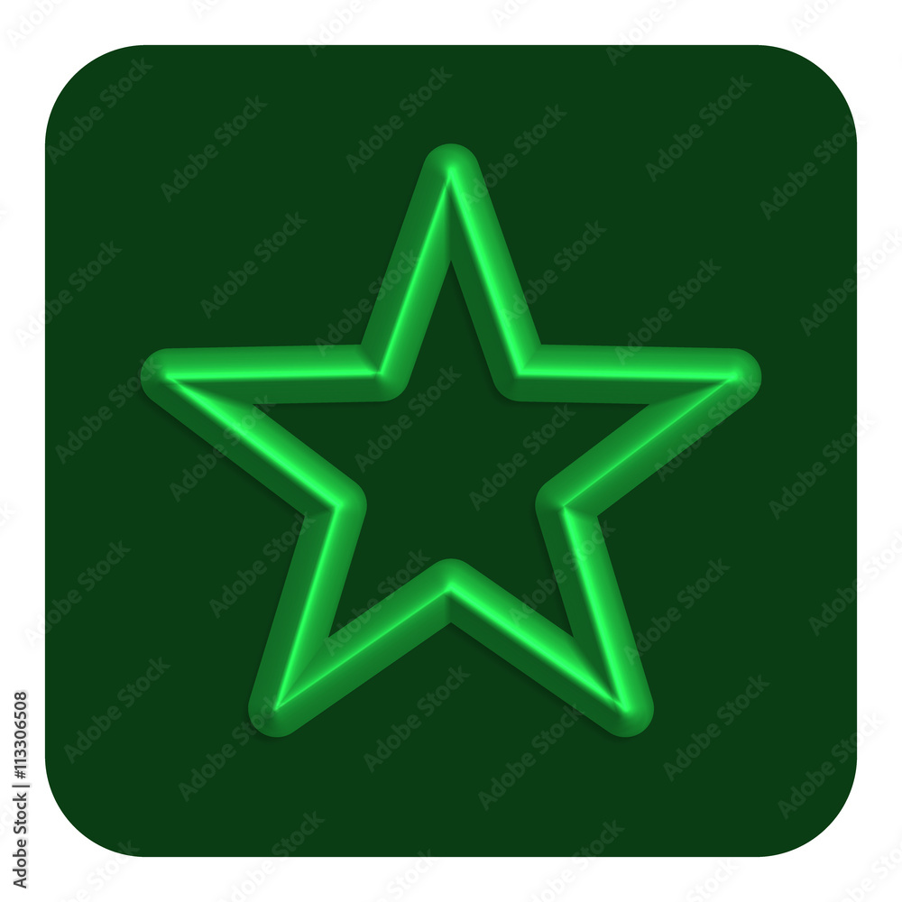 3d Line Neon Web Icon