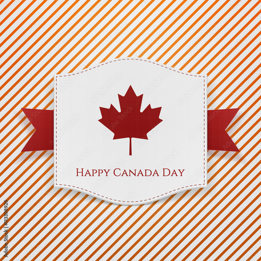 Happy Canada Day striped Background Template Happy Canada Day striped Background Template