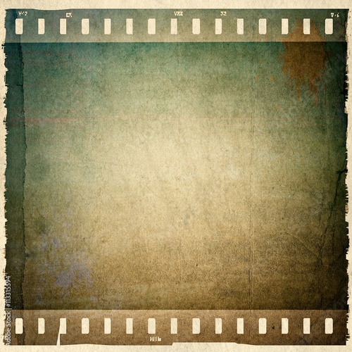 Vintage film strip frame