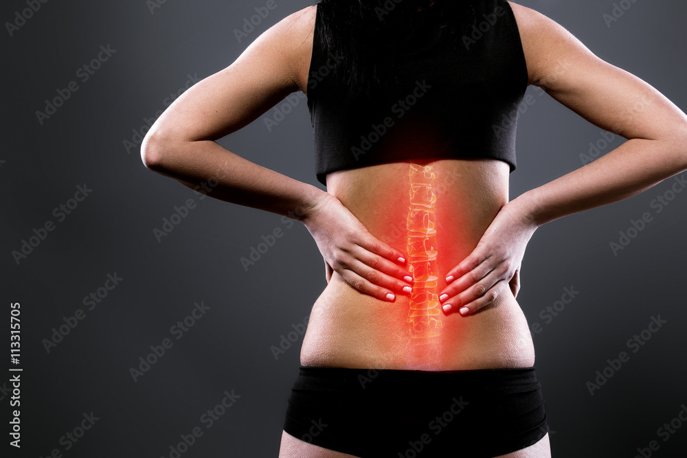 Fototapeta premium Creative concept for body pain