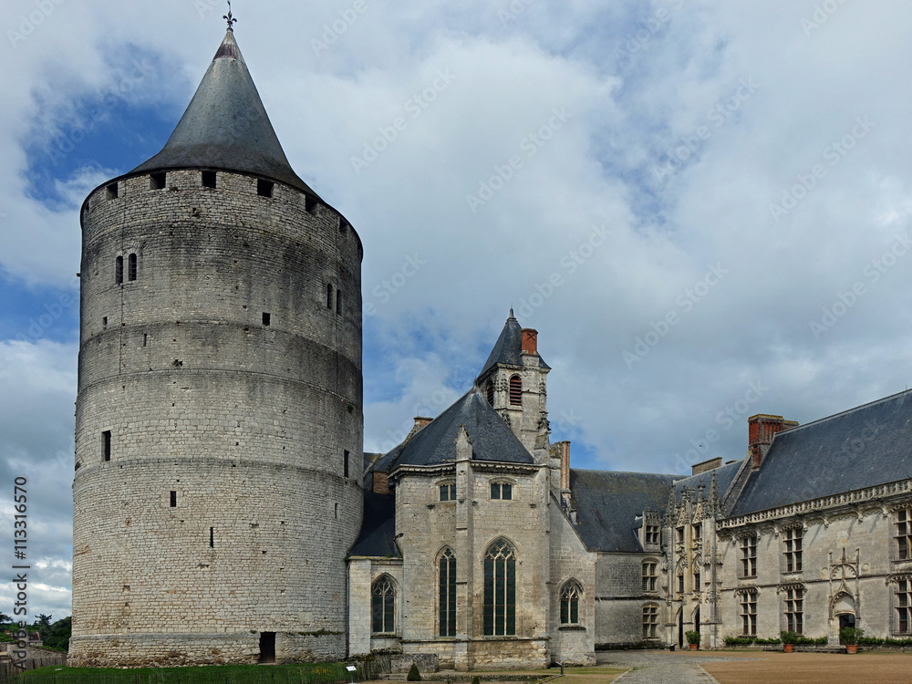 Le château de Châteaudun et son donjon