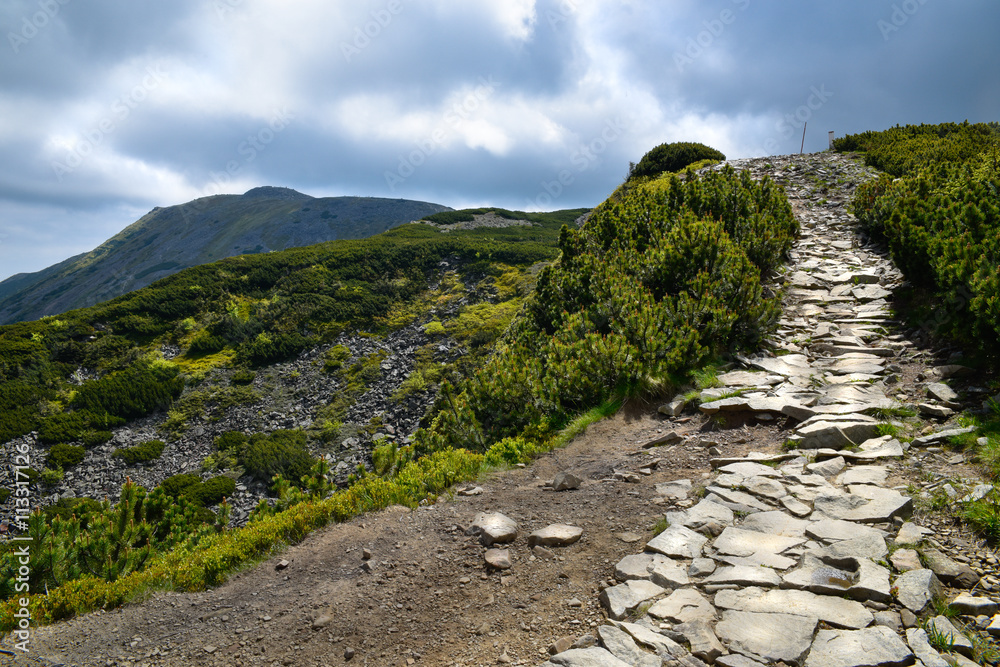 Landscape of the Babia mountain path