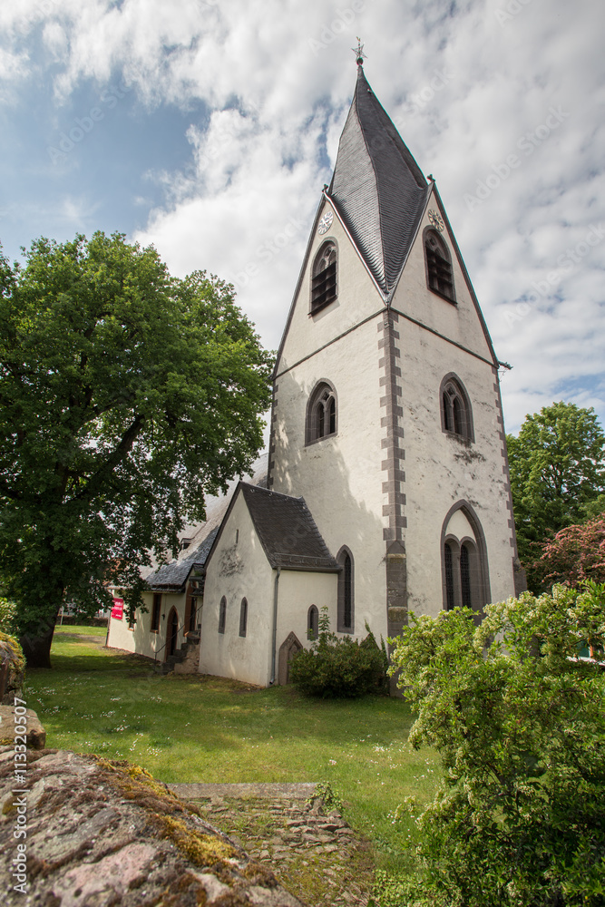 church in muenzenberg hessen germany