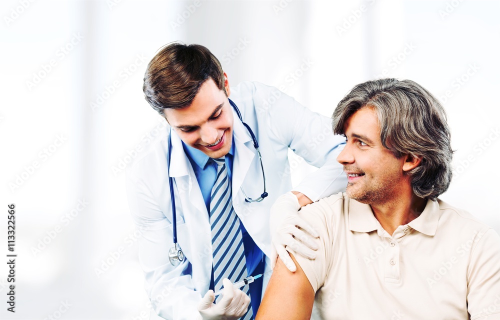 Obraz premium Injecting.