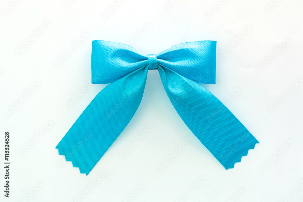 ribbon bow on white background ribbon bow on white background