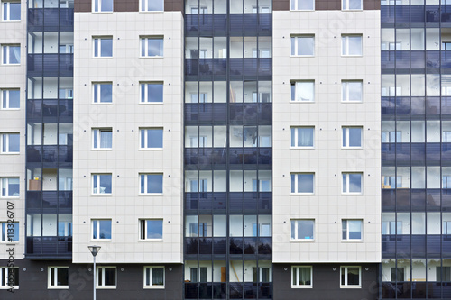 Apartment house background