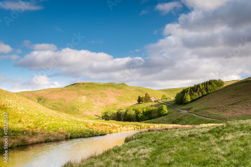 Upper Coquetdale Valley in the Northumberland National Park photo