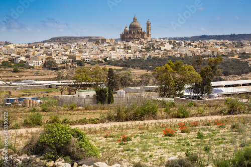 The town Xewkia on the Maltese islands Gozzo. photo