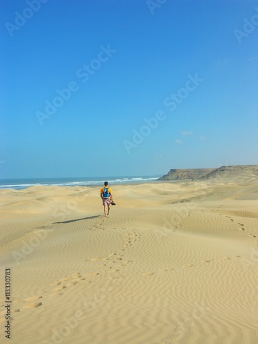 grande plage de sable