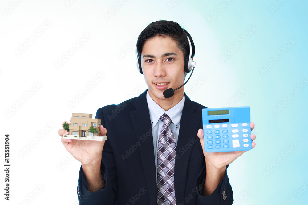 笑顔のオペレーター