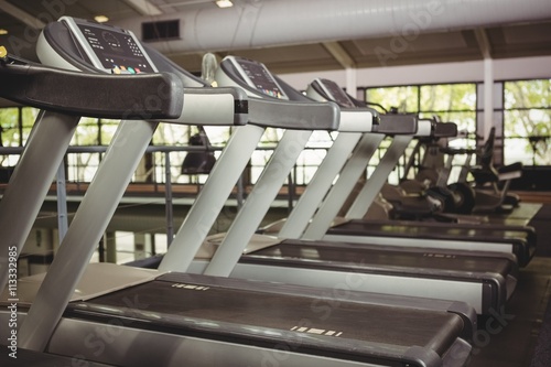 Row of treadmill