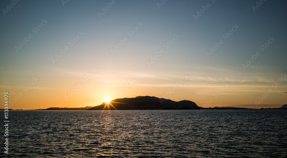 Sunset in Ålesund Sunset in Ålesund