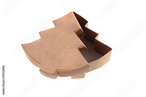 christmas tree shape paper box