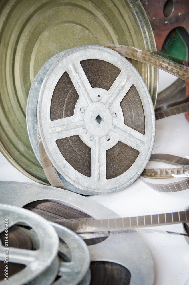 Fototapeta premium Old film reel cinematography